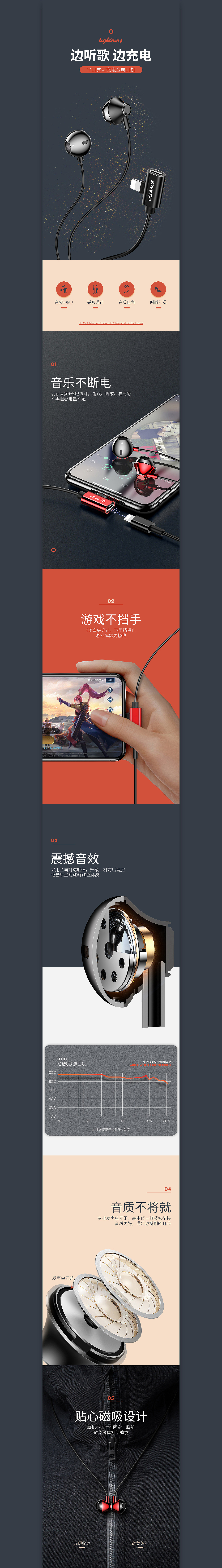 【入耳式耳机和磁吸无线充】