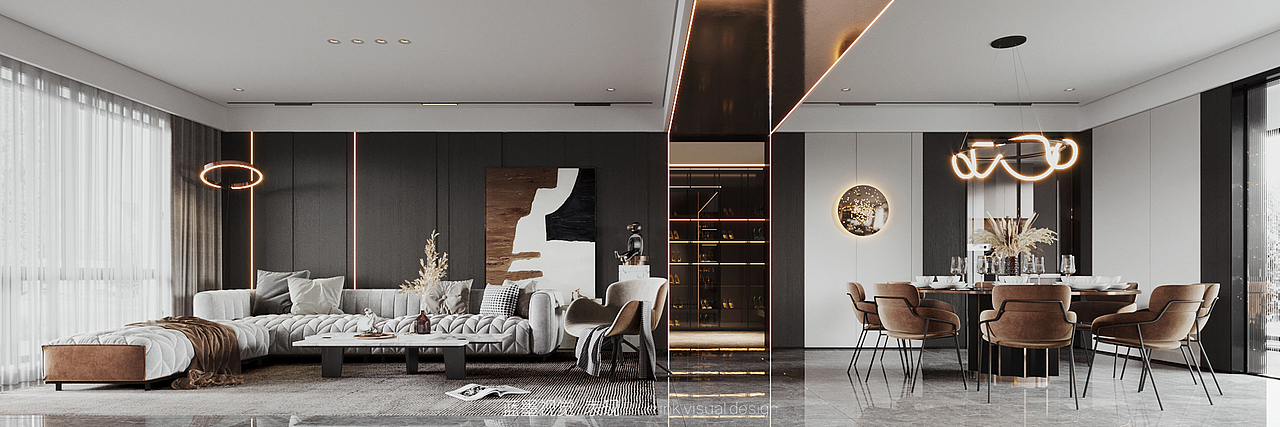 现代 | 蓝墨视觉（图ZMjE4MjY5NjQw） - 家装设计 - 站酷设计师蓝墨视觉表现原创素材 - 站酷ZCOOL