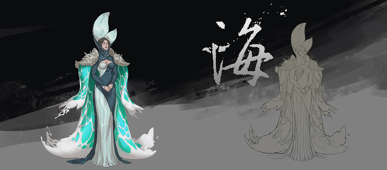 “云傀海謠”（圖ZMjk0OTQ0NTI4） - 概念設(shè)定 - 站酷設(shè)計師楊梟原創(chuàng)素材 - 站酷ZCOOL