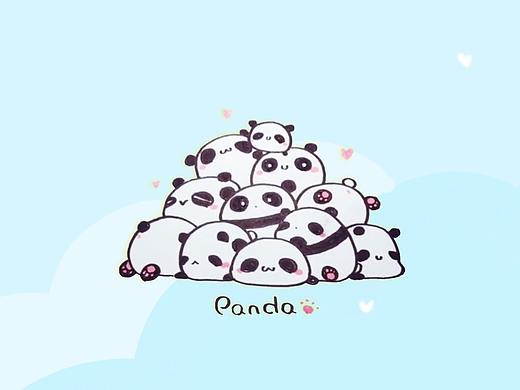 Q萌霸主熊猫团子来啦！快来抱走你的熊猫堆堆