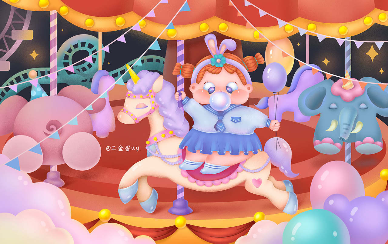 QOQO插画合集（图ZMjM3MzMxNzY4） - 艺术插画 - 站酷设计师金蛋王原创素材 - 站酷ZCOOL