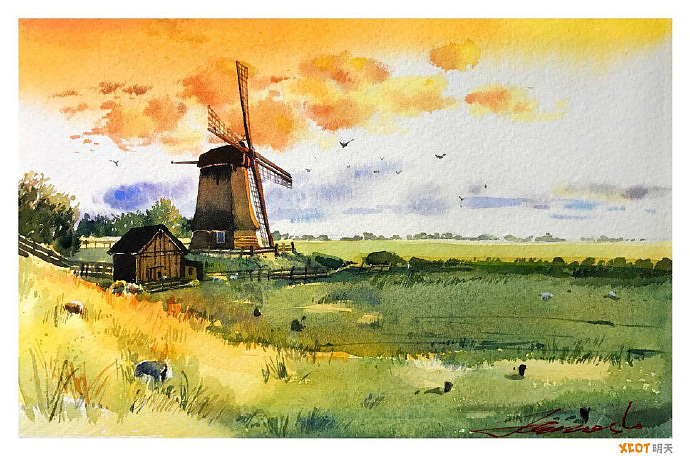 大风车请把我的负能量都吹走吧!