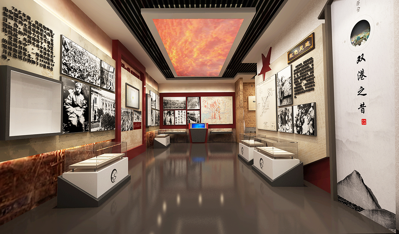 镇史馆（图ZMjg3OTE2MzA4） - 展陈设计 - 站酷设计师阿斯玛000原创素材 - 站酷ZCOOL