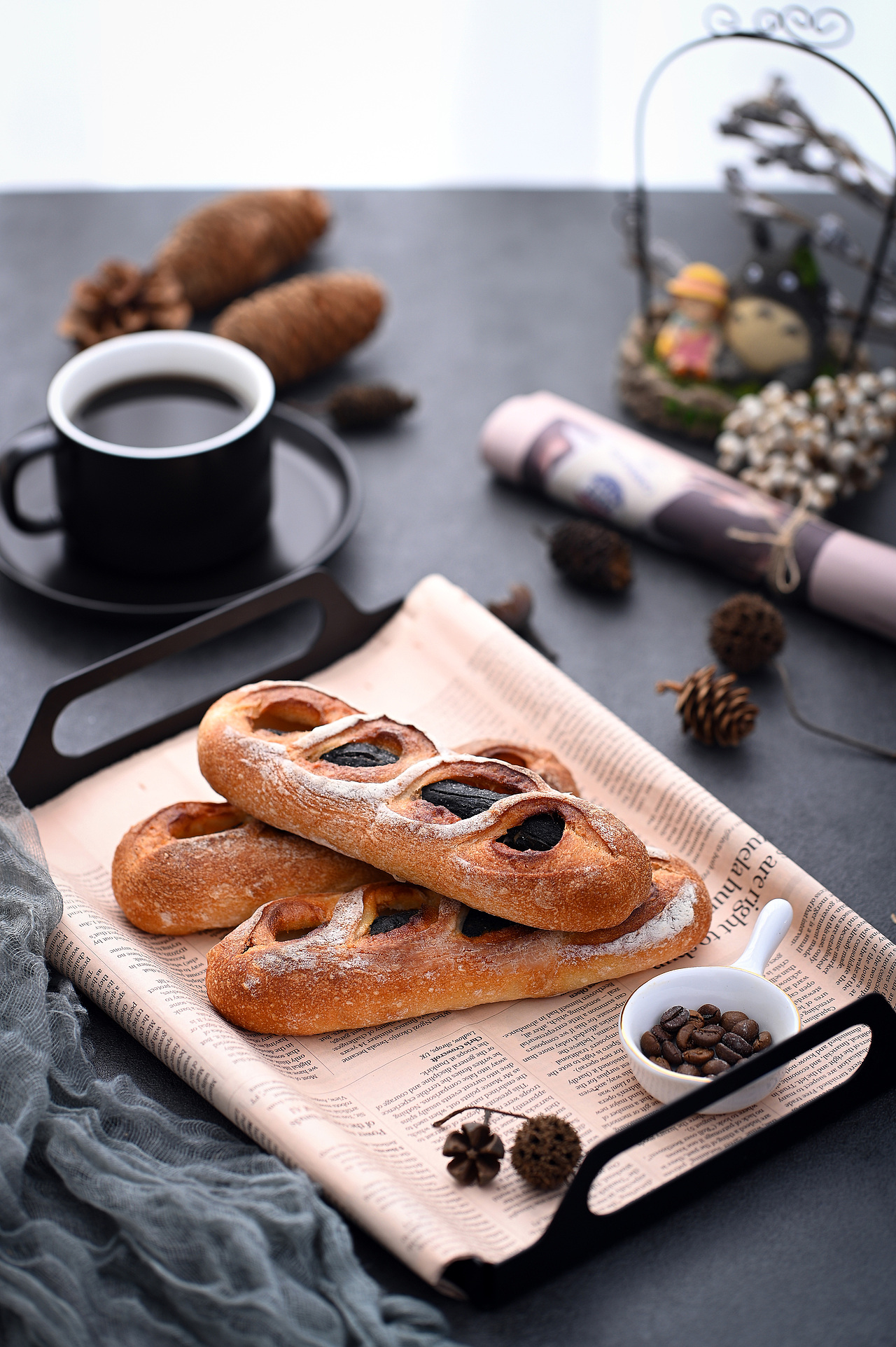 美食摄影面包拍摄