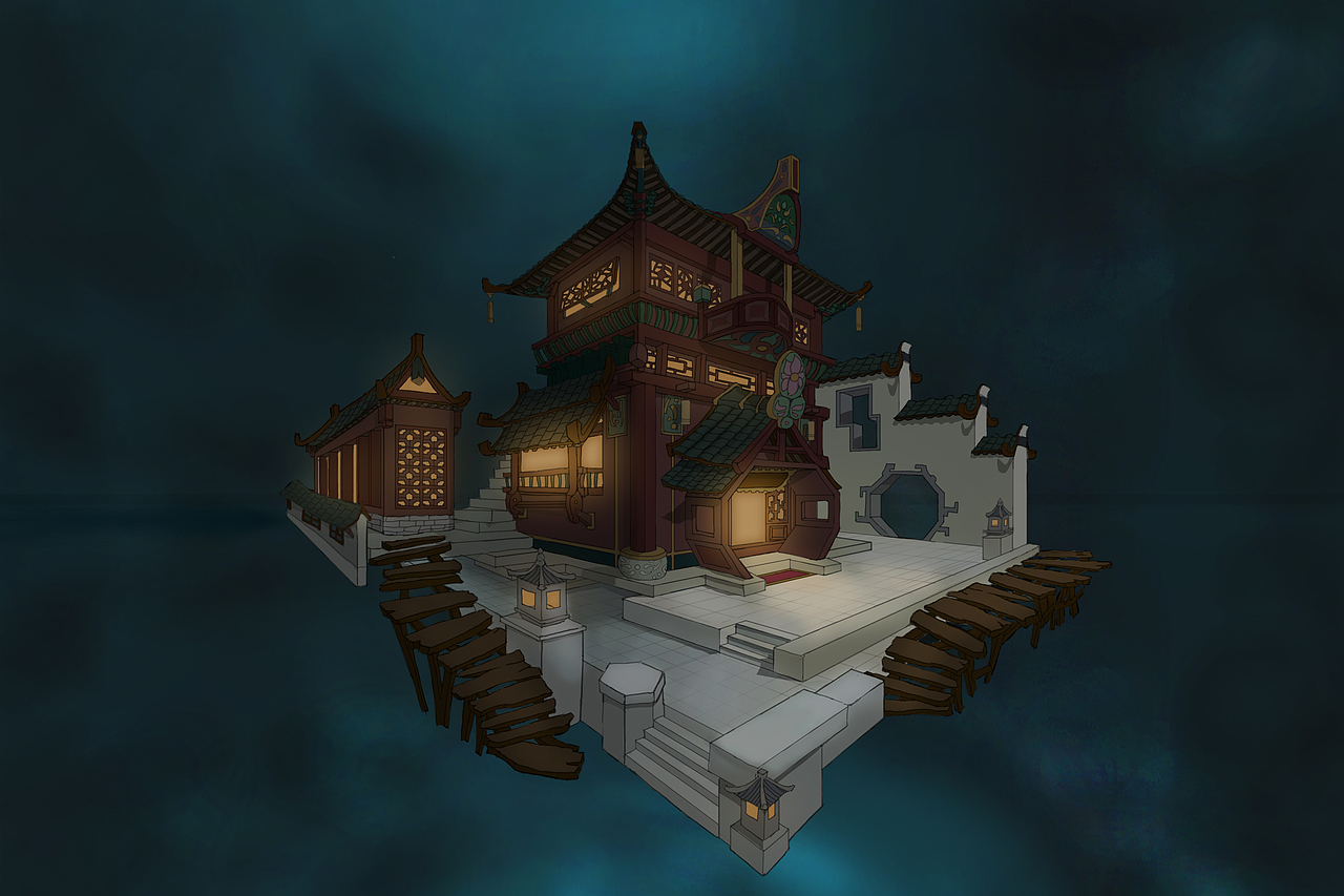 建筑（图ZNDU4MzA1Mjg=） - 游戏原画 - 站酷设计师Bk20111原创素材 - 站酷ZCOOL