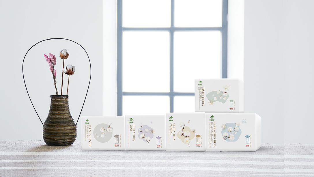 西林原创丨国珍·竹珍卫生棉包装设计（图ZMTUwMjgxMzYw） - 包装 - 站酷设计师西林杰客原创素材 - 站酷ZCOOL