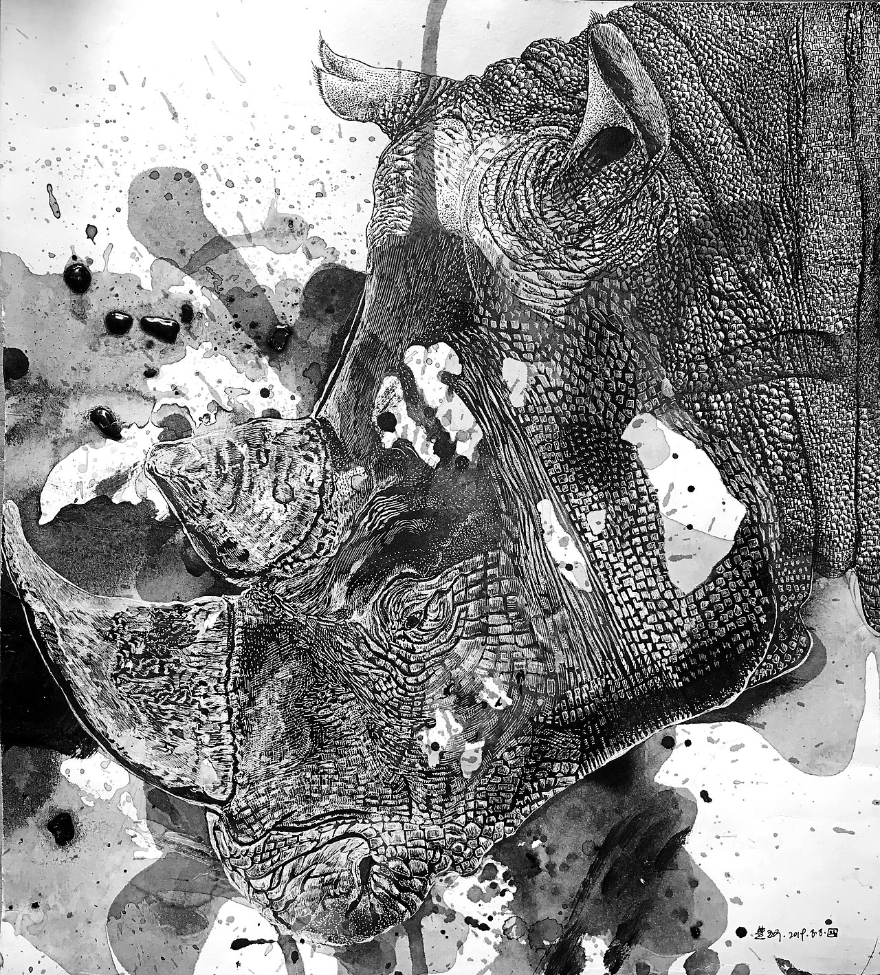 2020山海经异兽系列插画合集总结（图ZMjM3NjI2MTc2） - 绘画 - 站酷设计师慧琼原创素材 - 站酷ZCOOL