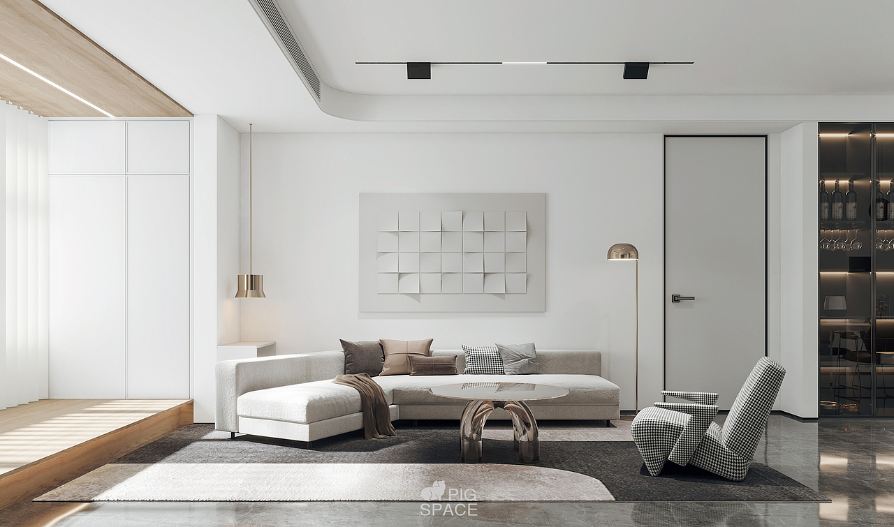 现代平层 丨 白色 巧克力（图ZMjYzOTA5NzUy） - 家装设计 - 站酷设计师PIGSPACE原创素材 - 站酷ZCOOL