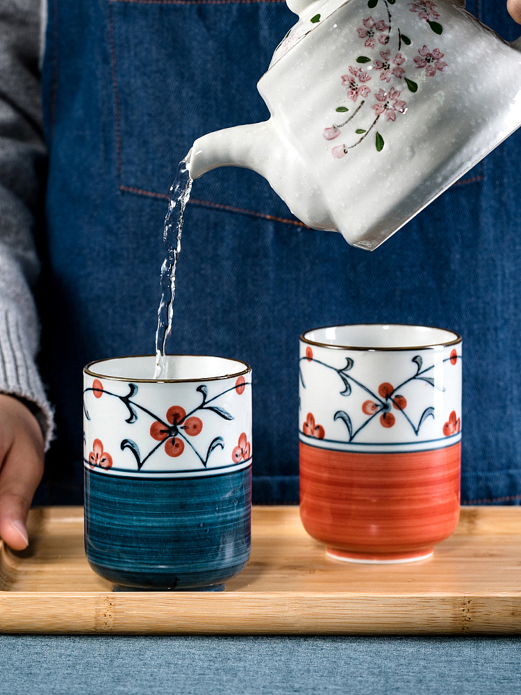 日式直身杯 | 复古手绘茶杯 杯子摄影 南京摄影（图ZMTkzNTg5Nzk2） - 产品摄影 - 站酷设计师漫渡光影原创素材 - 站酷ZCOOL