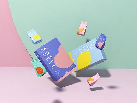 爱黛儿包装设计/产品建模C4D