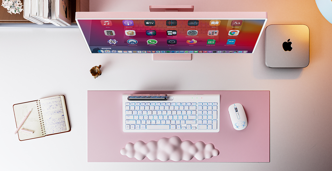 亚马逊背光键盘鼠标渲染