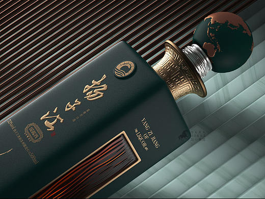 新派酱酒扬子江国酱新品酒包装设计【黑马奔腾设计】