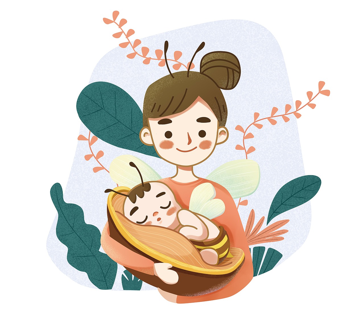 蜂蜜系列插画包装