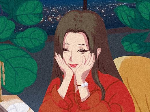 《一稿过的喜悦》闪屏插画