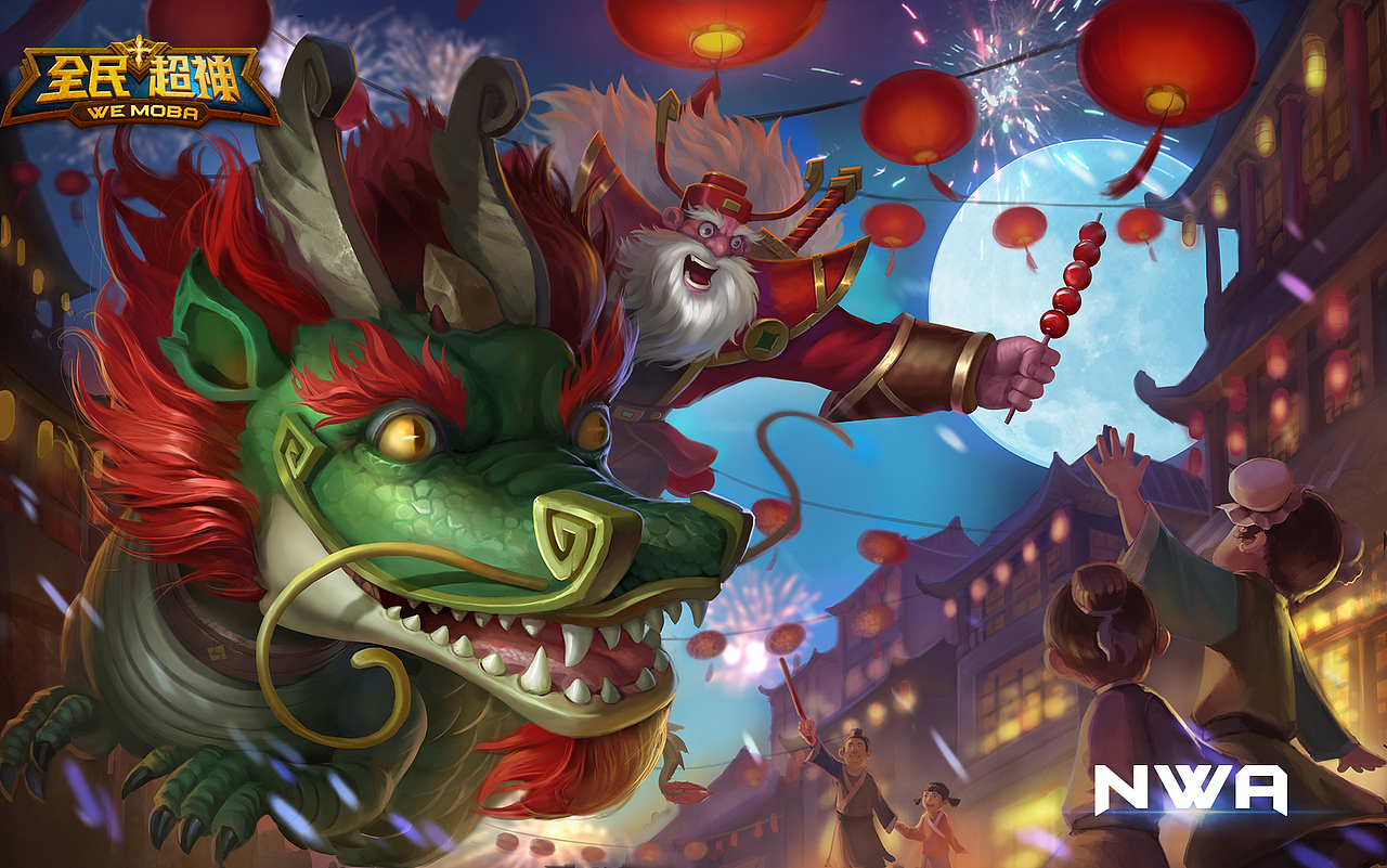 NWA团队作品——《全民超神》（图ZNzA0ODY2NzY=） - 商业插画 - 站酷设计师QueenStudios原创素材 - 站酷ZCOOL