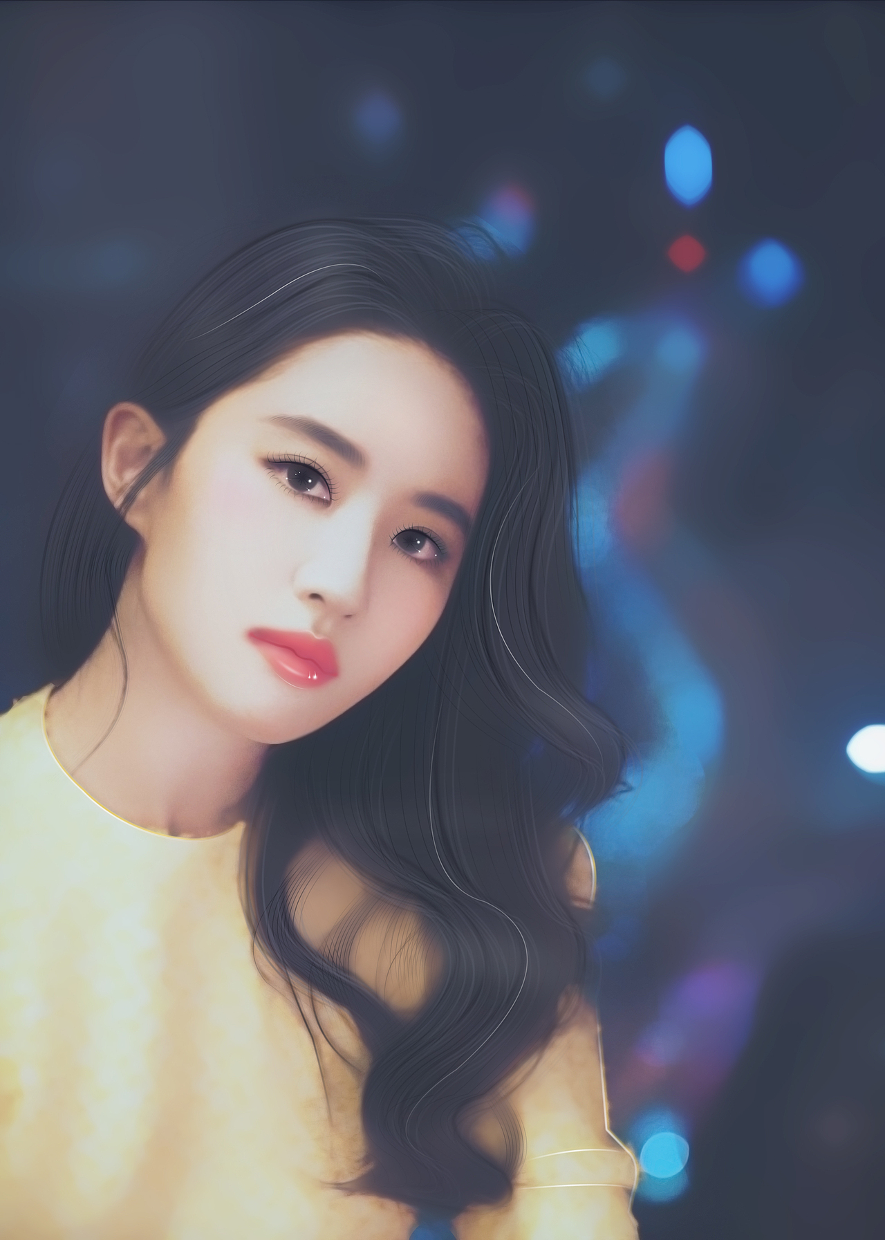 ps人物转手绘（图ZMTY4NDQ4MDg0） - 其他 - 站酷设计师孙凯丽啊原创素材 - 站酷ZCOOL