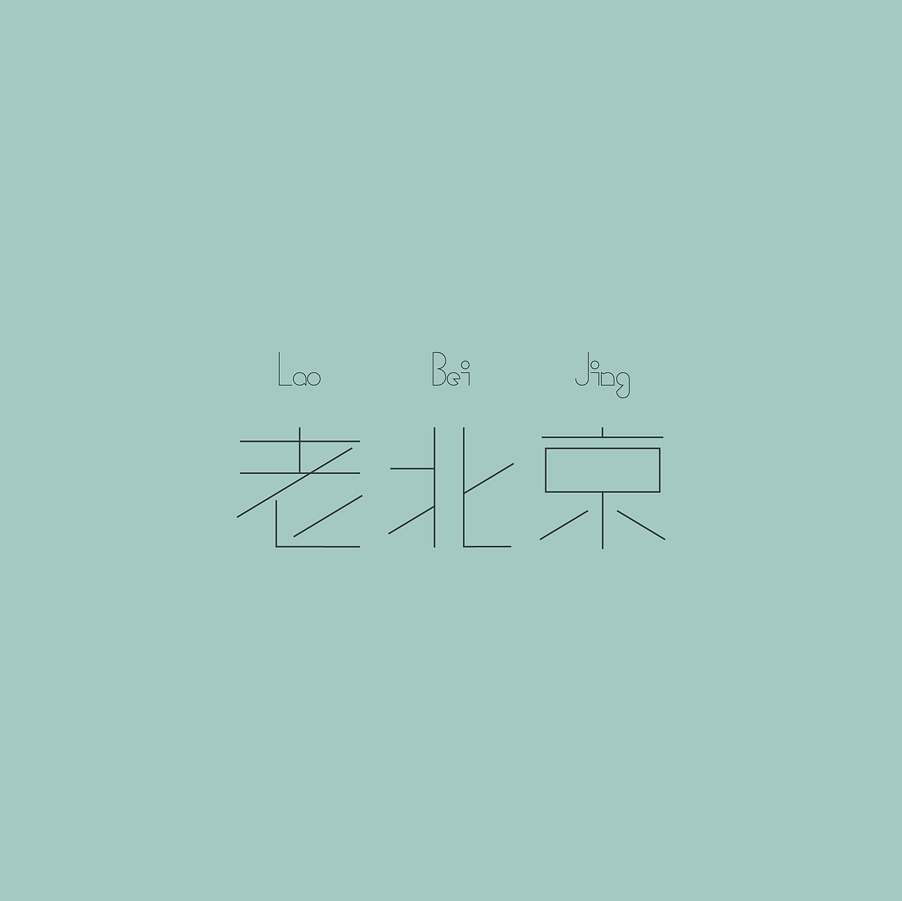 字体设计——老北京