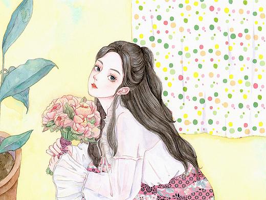 水彩少女-杂记