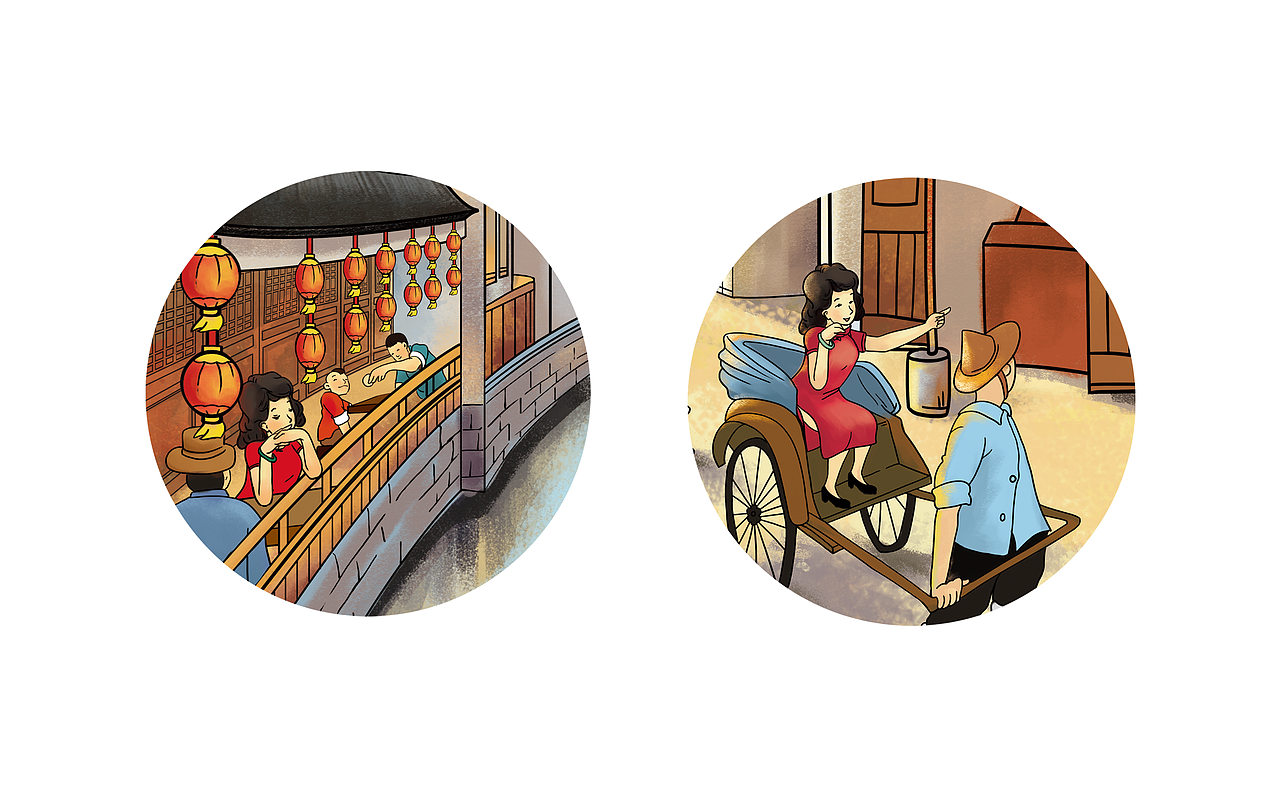 中式糕点品牌商业插画设计品牌全案（图ZMTA5NzAwNDg4） - 品牌 - 站酷设计师咸鸭蛋MX原创素材 - 站酷ZCOOL