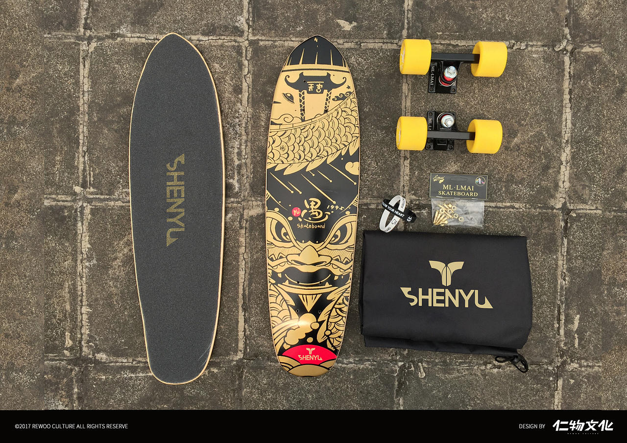 深鱼滑板-品牌设计（图ZMTAwODQyMTk2） - 品牌 - 站酷设计师仁物文化原创素材 - 站酷ZCOOL