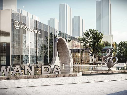 201907天水万达广场-住宅示范区景观