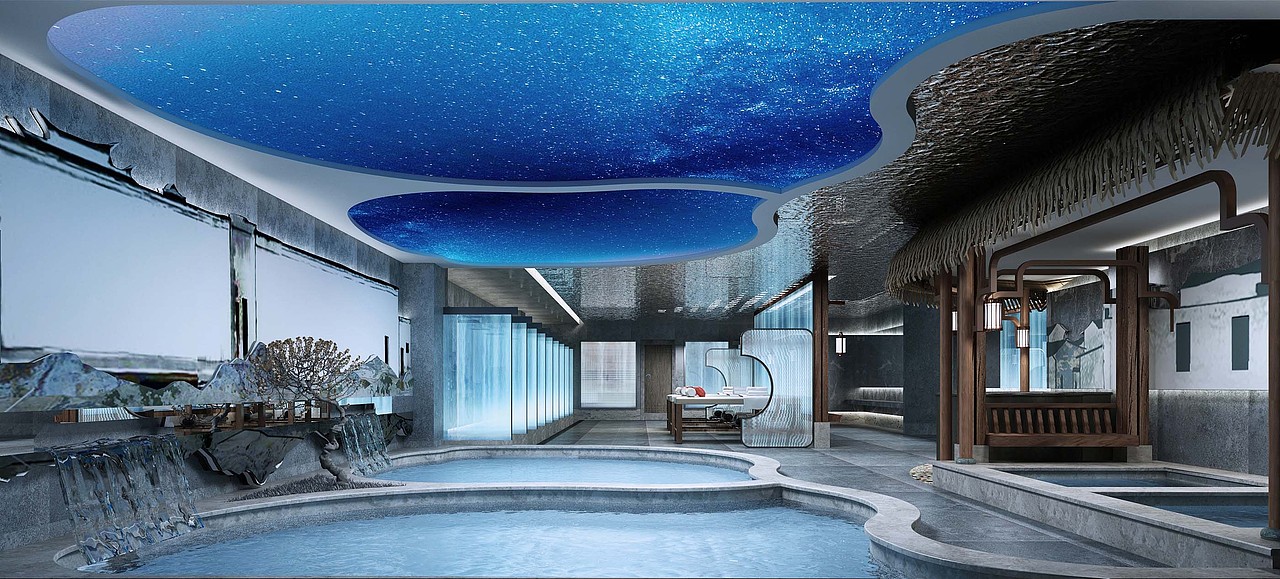 洗浴中心|空间|家装设计|杨晨希_原创作品-站酷zcool