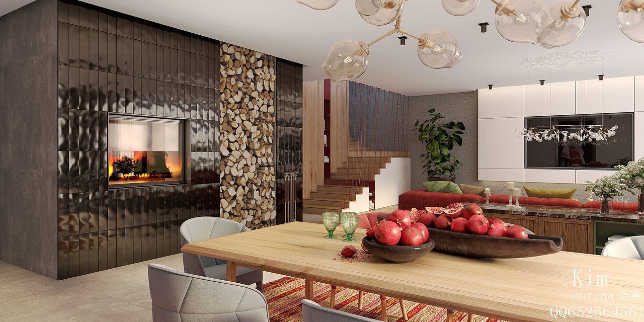 一套客厅CR渲染