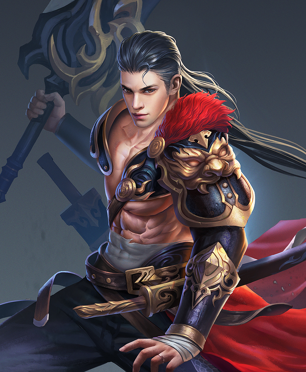 战士|插画|游戏原画|纪扬 - 原创作品 - 站酷 (zcool)