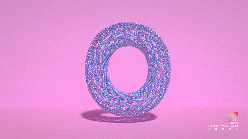 2020作品合集3-C4D字母动画系列(A,B,O)