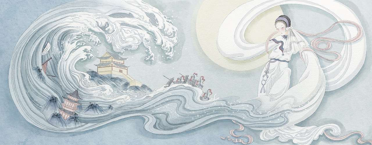 白蛇传插图（图ZMzc4ODgyNjMy） - 绘本 - 站酷设计师小红帽lh原创素材 - 站酷ZCOOL