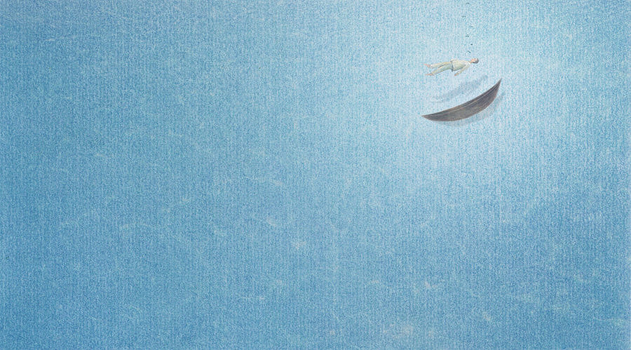 河的第三条岸#深圳大学#（图ZOTkyNTUwMA==） - 艺术插画 - 站酷设计师张佳程原创素材 - 站酷ZCOOL