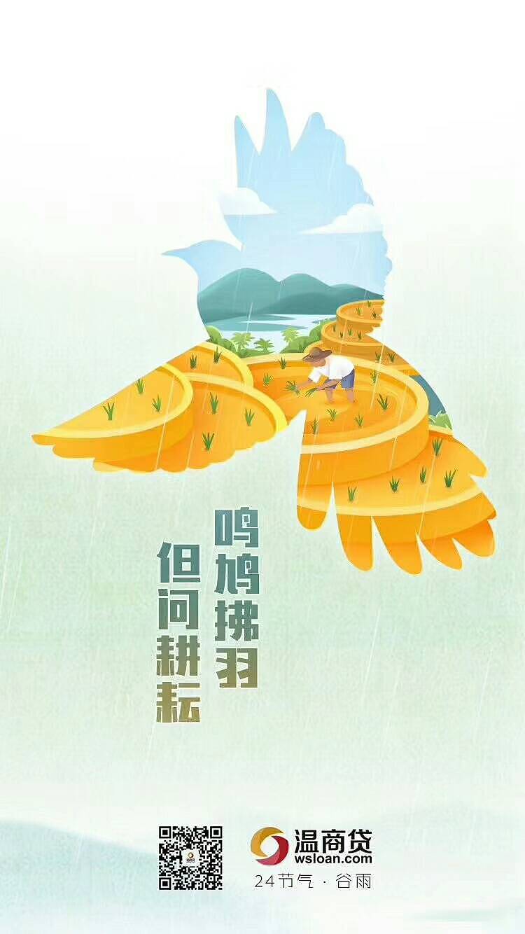 谷雨节气海报