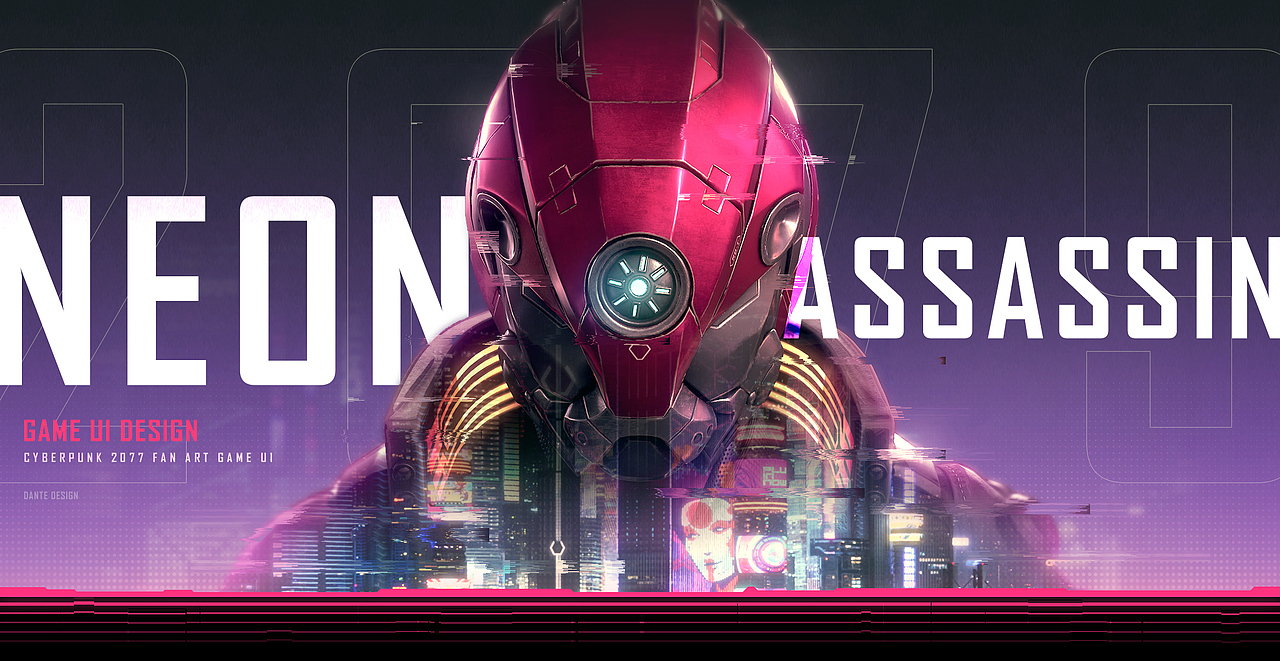 《Neon Assassin 2079》 -Game UI exercise