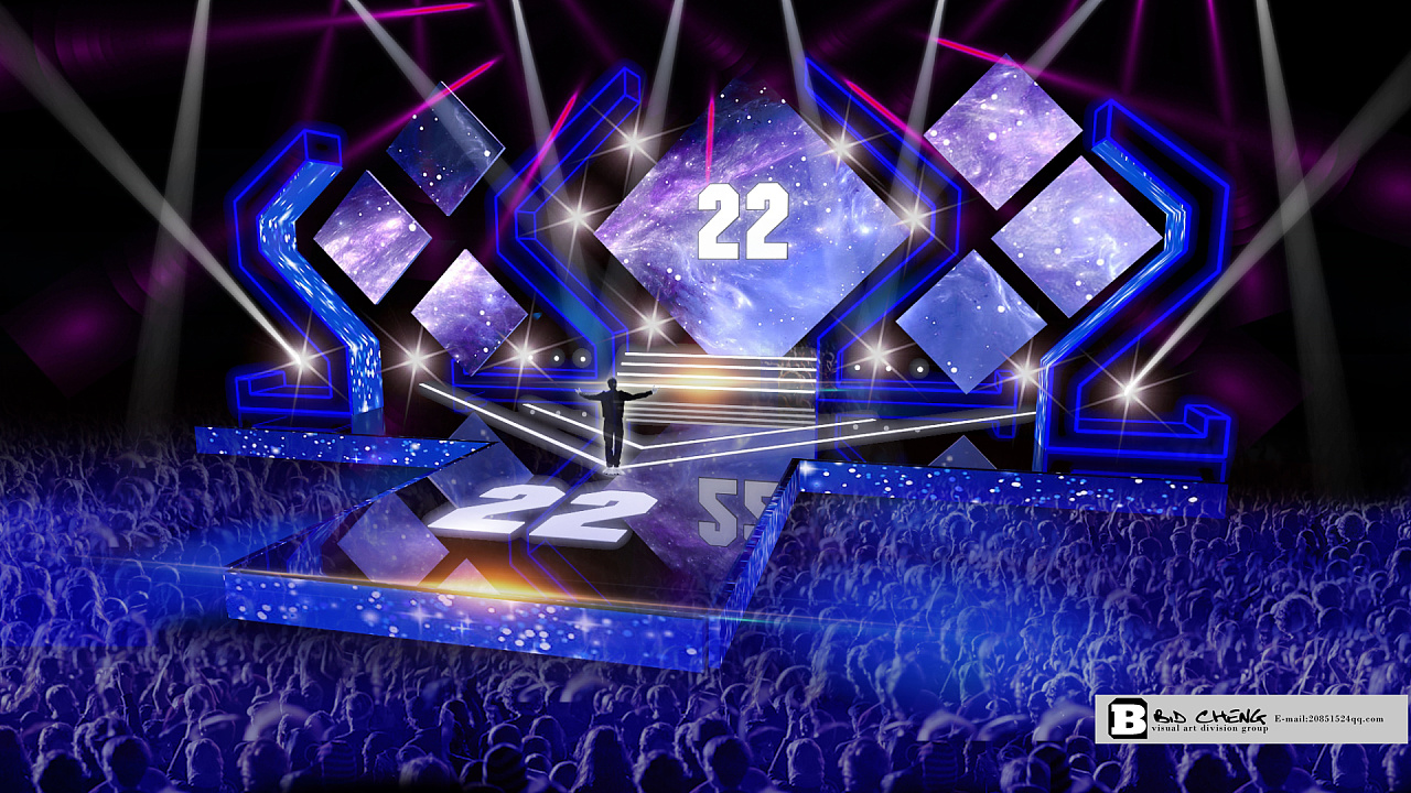 王子异22岁生日会-舞台设计