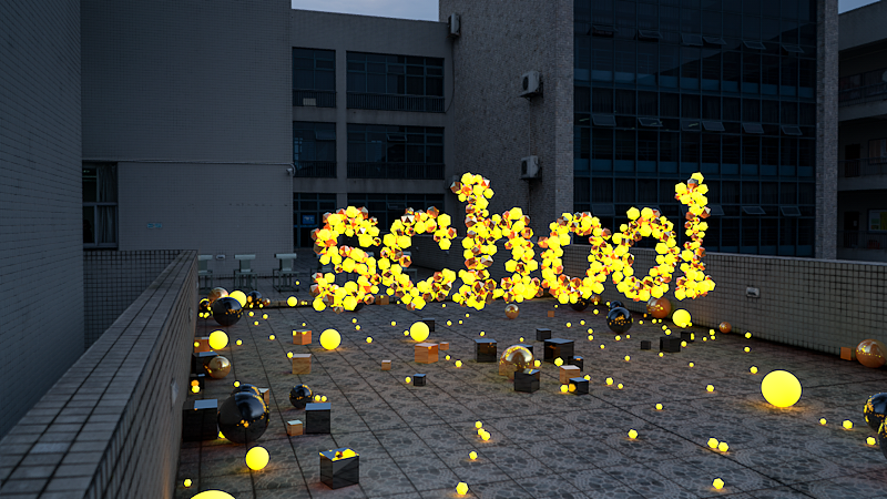 现实字母-C4D临摹练习作品