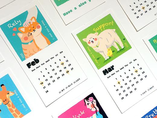 Don't worry,Be happy-2021年日历