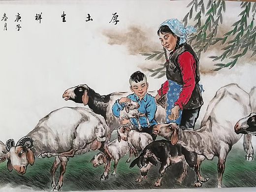 画家汤希忠作品欣赏（个人主页-ZNTcxNTM3ODQ=） - 绘画 - 站酷设计师易阁字画网张小克原创素材 - 站酷ZCOOL