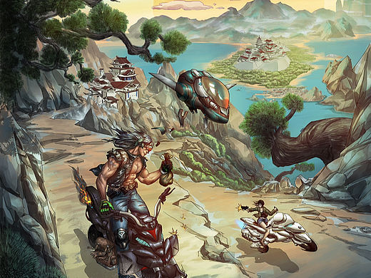 杂志封面《古迹夺宝》