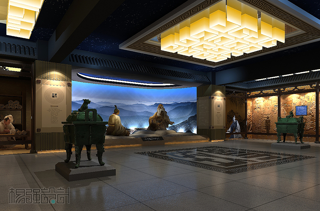 孔子文化展馆—杨强设计（图ZMTAwMjU2NDUy） - 展陈设计 - 站酷设计师杨强设计原创素材 - 站酷ZCOOL