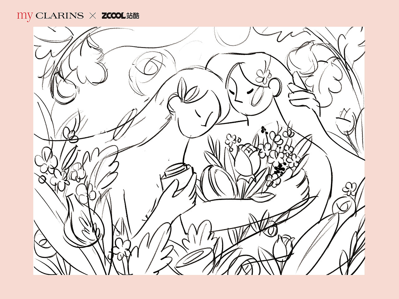 #my CLARINS 寻找天然好食肌#娇韵诗（图ZMjk5NzM4NTk2） - 商业插画 - 站酷设计师掀脑壳原创素材 - 站酷ZCOOL