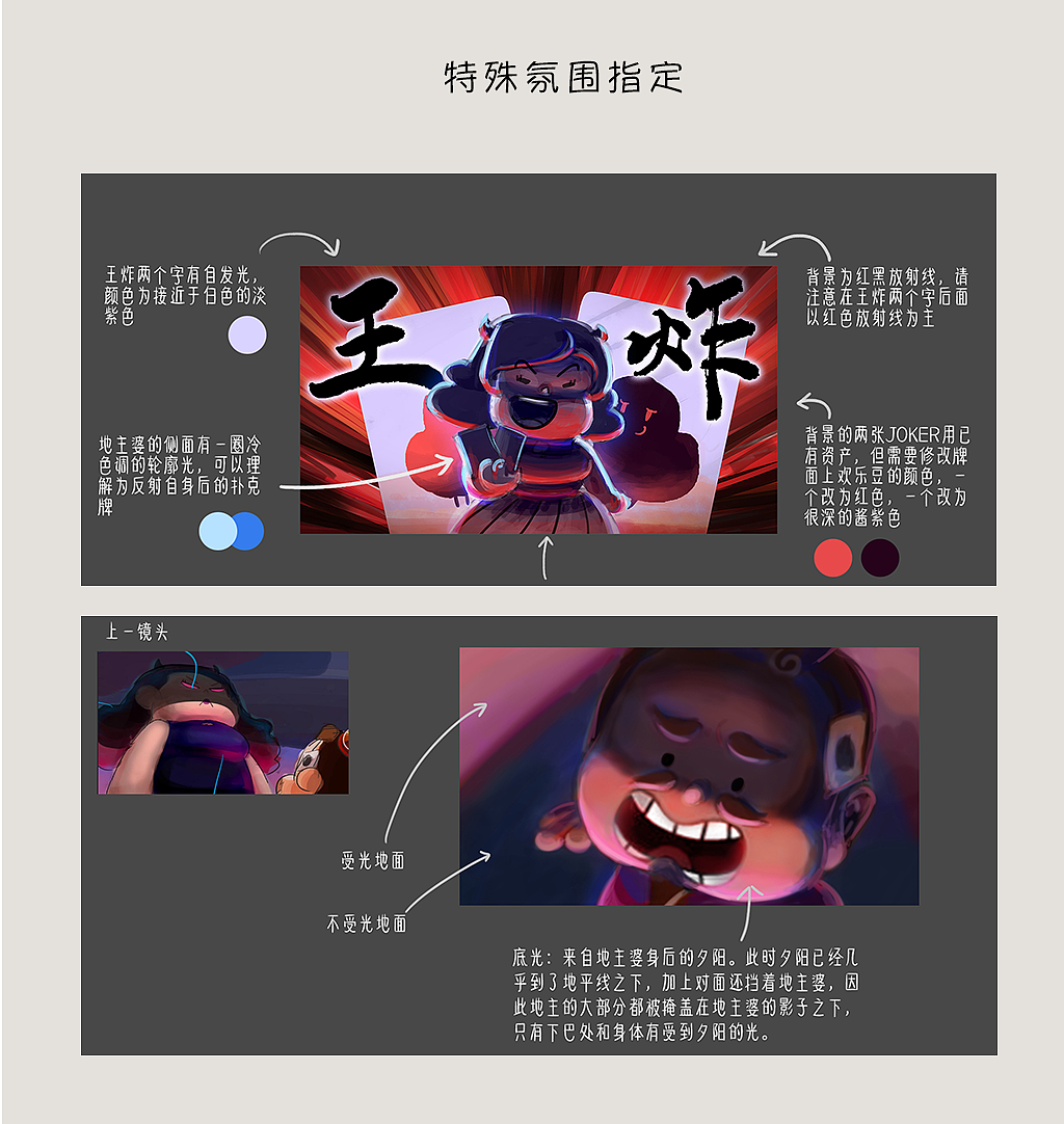 美术设计:网络系列动画《欢乐逗地主》