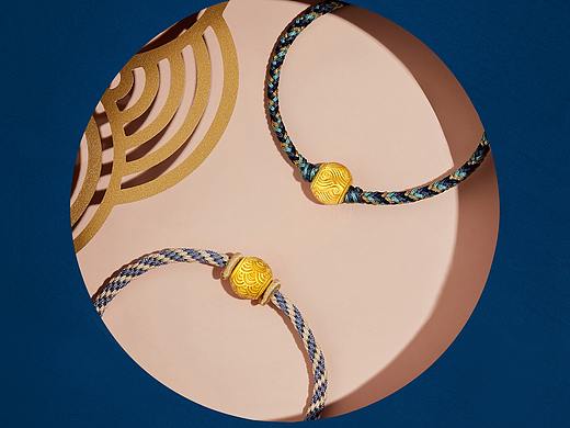 妈祖系列福珠转运珠海浪纹手链