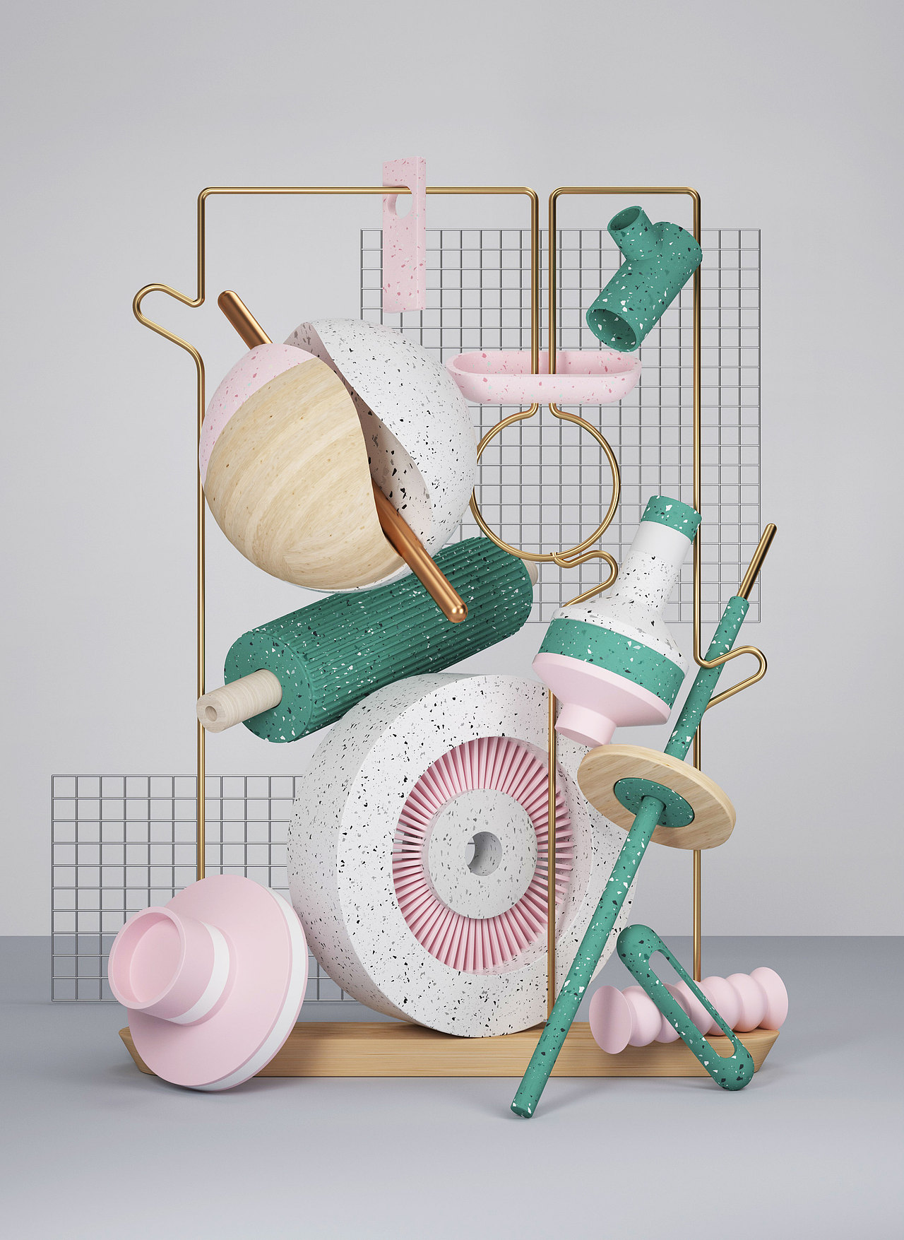 C4D练习—十月作品集