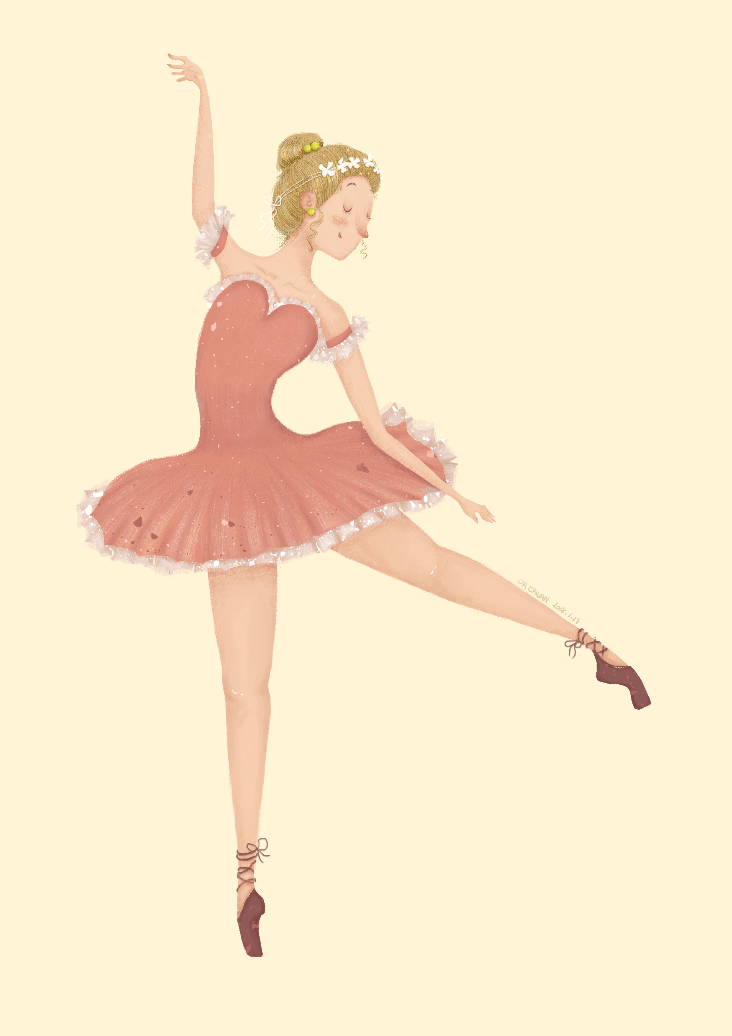 手绘芭蕾舞女孩免费下载 手绘 芭蕾舞 女孩 跳舞图片素材免费下载 - 觅知网
