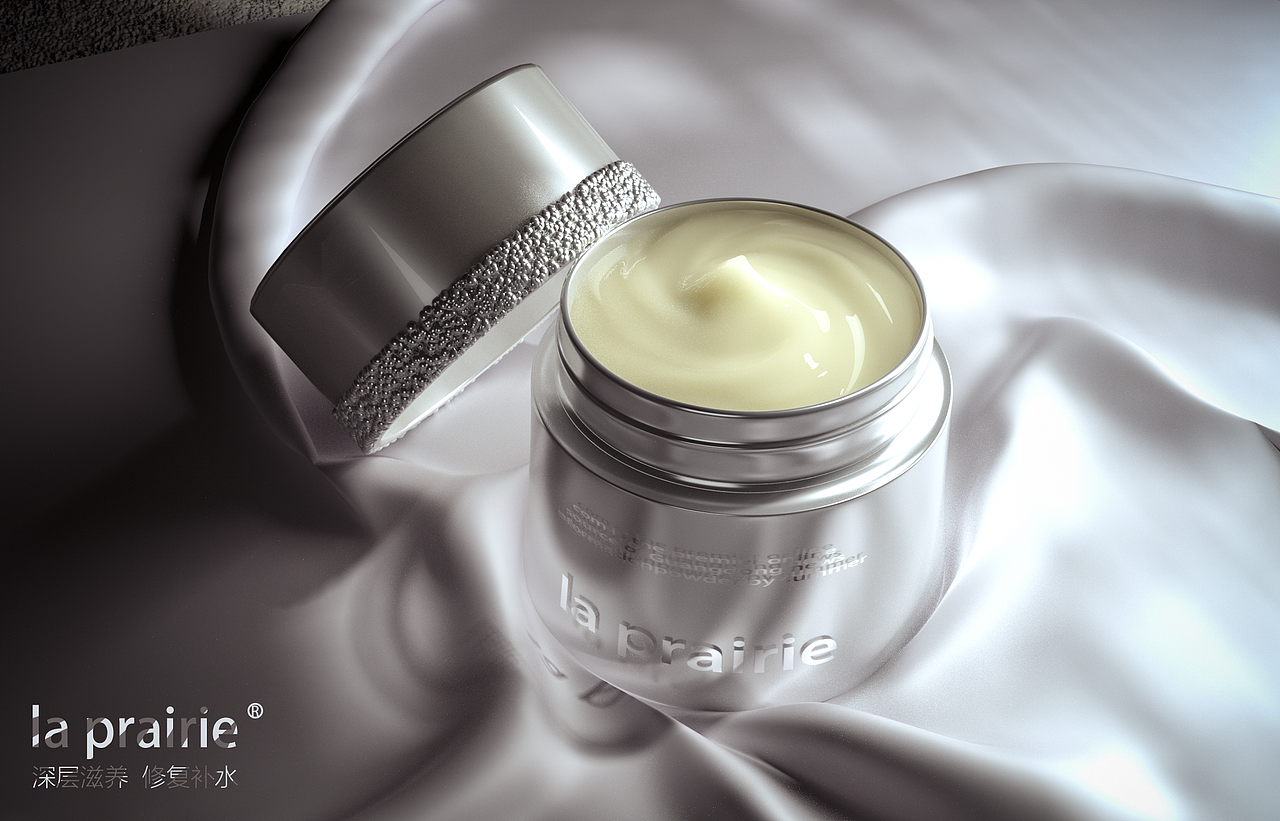 润肤霜产品渲染-C4D-OC