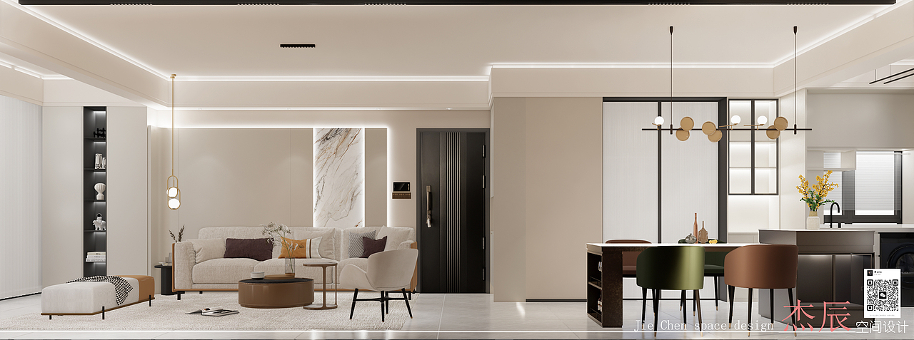 长沙保利堂悦无主灯现代风格（图ZMzUxMTY4Nzk2） - 家装设计 - 站酷设计师全案设计唐Sir原创素材 - 站酷ZCOOL