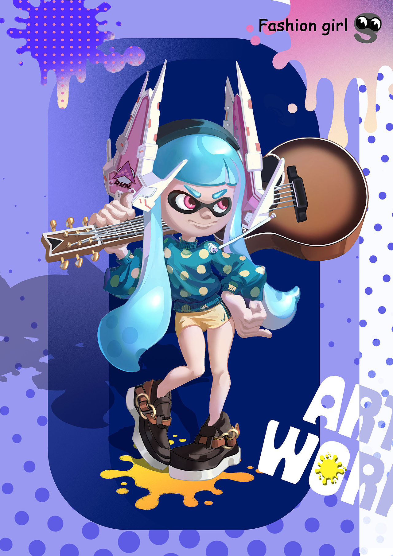 《喷射战士》同人作品（图ZMjQzMjMwMDQ4） - 概念设定 - 站酷设计师杨小柳设计原创素材 - 站酷ZCOOL