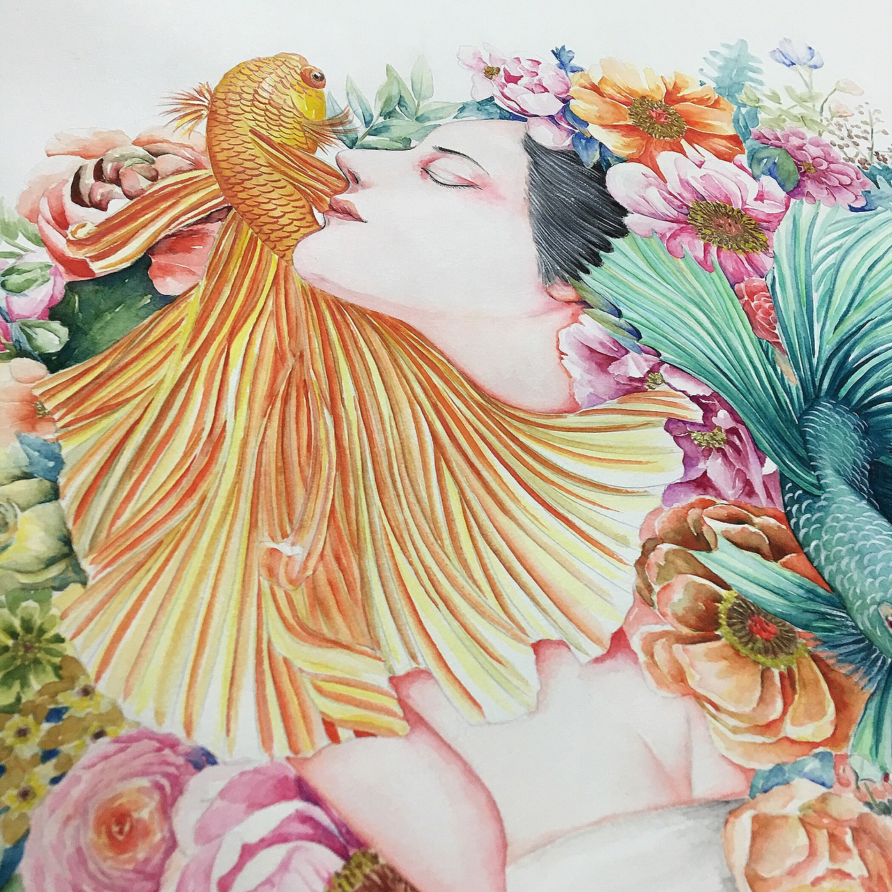 斗鱼 | 温柔的性感（图ZNzgzMzcwNjQ=） - 艺术插画 - 站酷设计师兔籽Echo原创素材 - 站酷ZCOOL