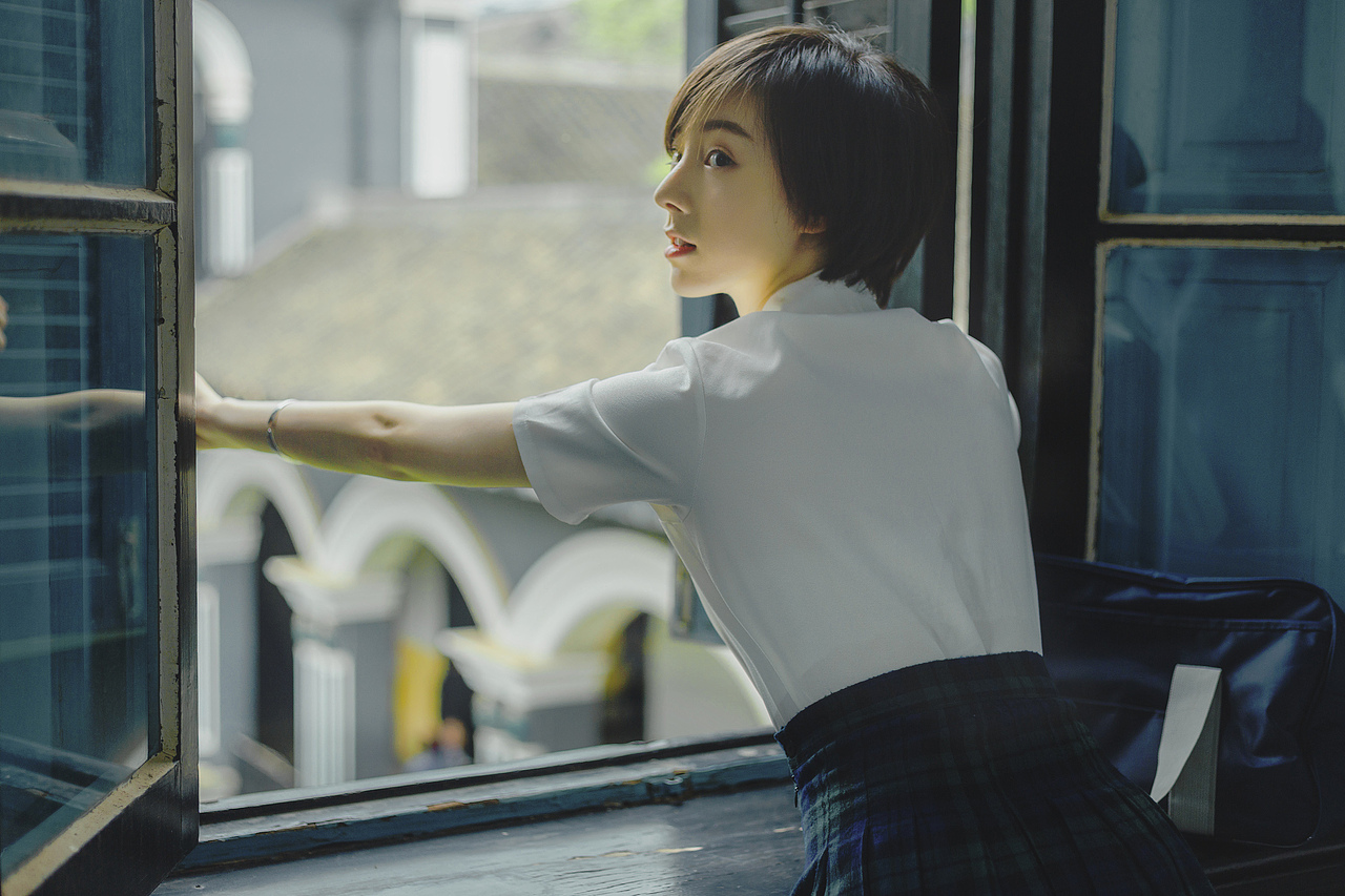 等你下课哦（图ZMTEzMjY1NjI0） - 人像摄影 - 站酷设计师瞳陌小叔原创素材 - 站酷ZCOOL