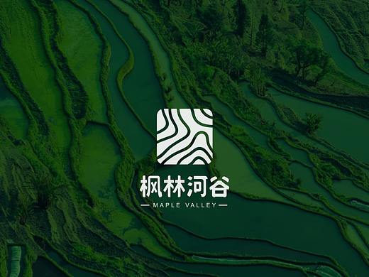 枫林河谷LOGO设计